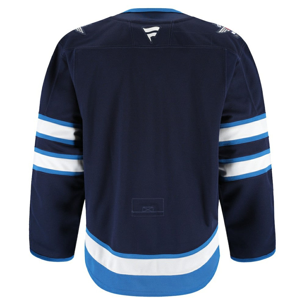 NHL Navy Winnipeg Jets Fanatics Home Authentic Pro Jersey