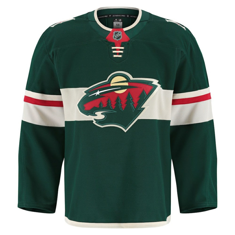 NHL Green Minnesota Wild Fanatics Home Authentic Pro Jersey