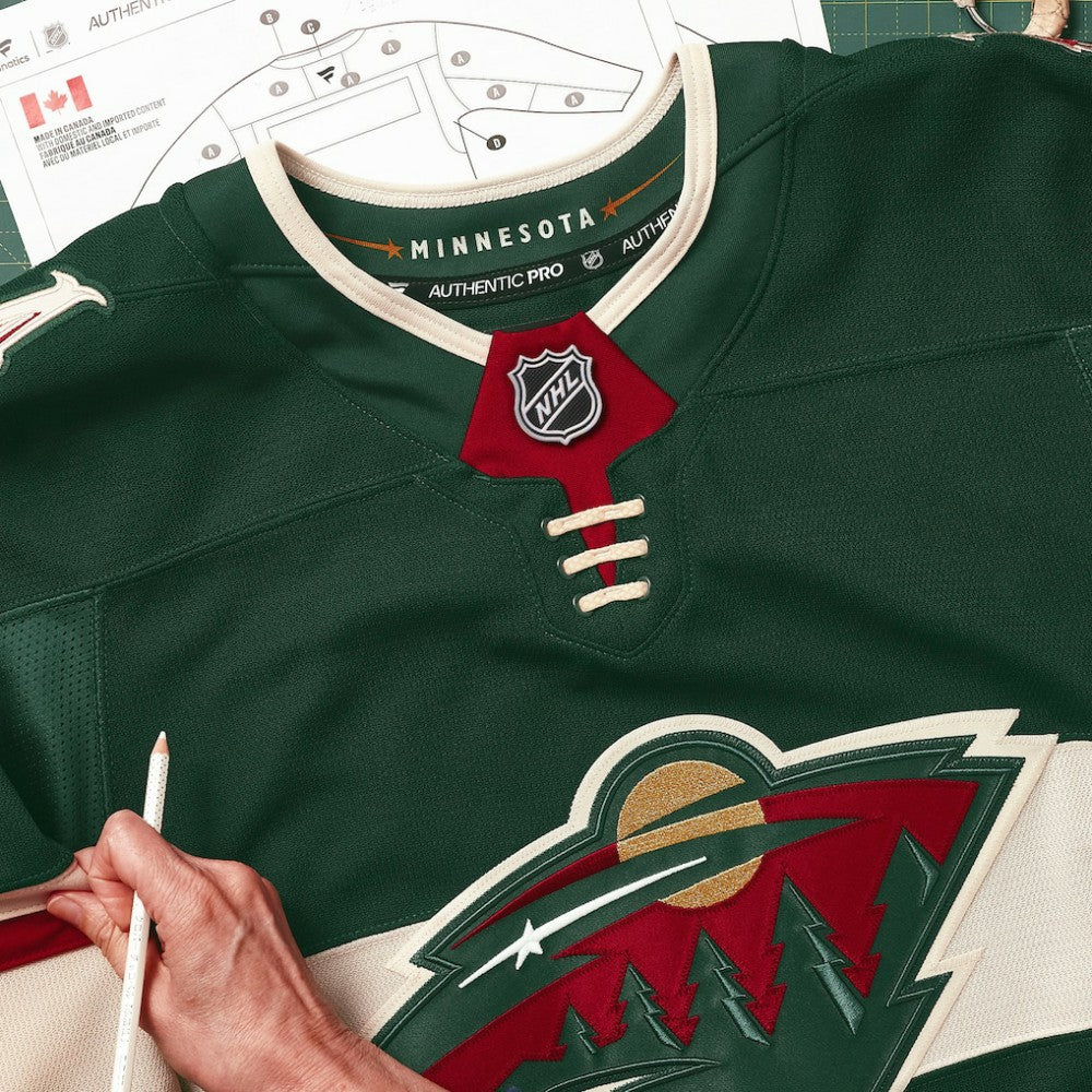 NHL Green Minnesota Wild Fanatics Home Authentic Pro Jersey