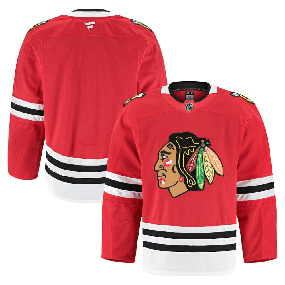 NHL Red Chicago Blackhawks Fanatics Home Authentic Pro Jersey