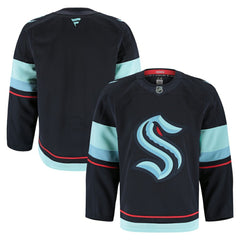 NHL Deep Sea Blue Seattle Kraken Fanatics Home Authentic Pro Jersey