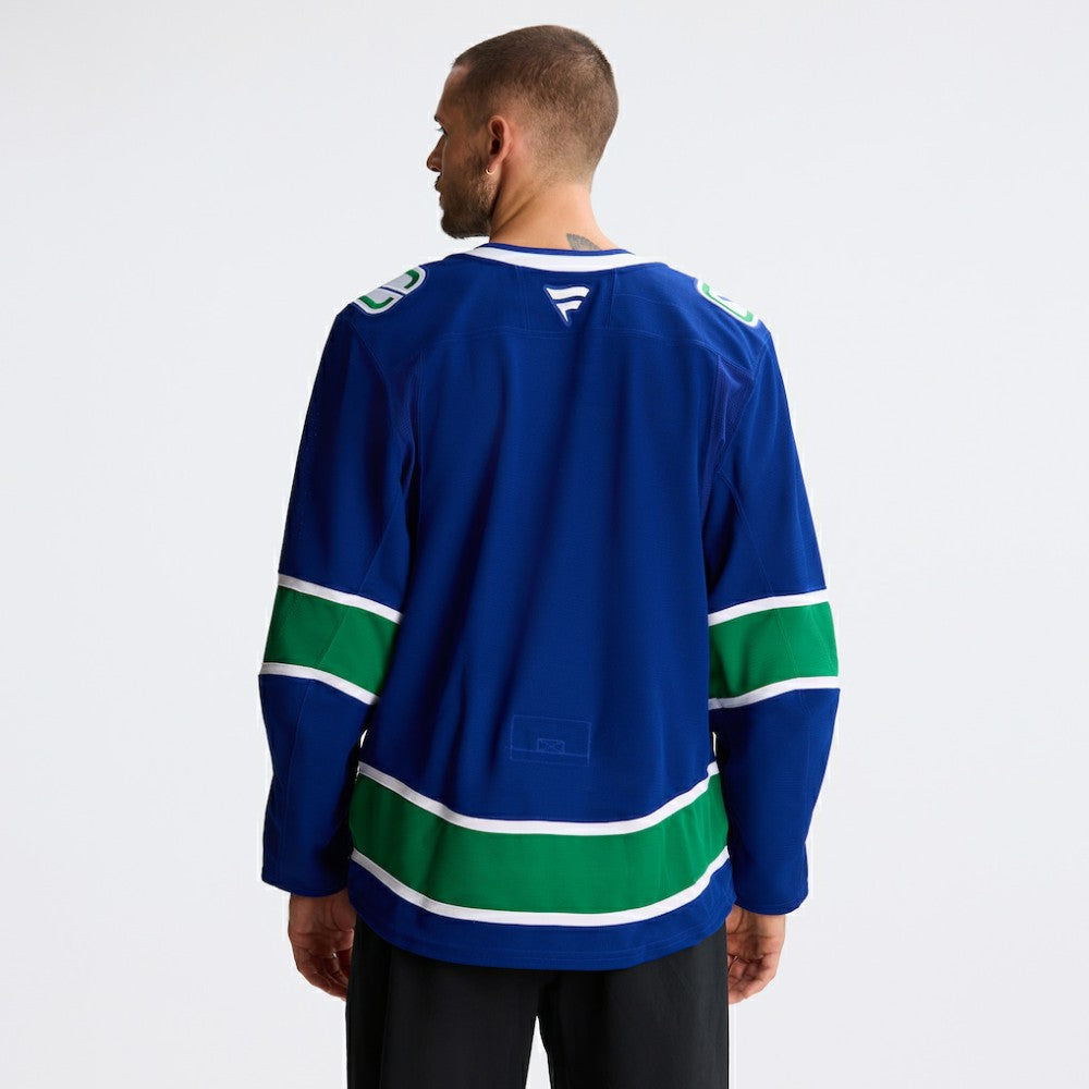 NHL Blue Vancouver Canucks Fanatics Home Authentic Pro Jersey