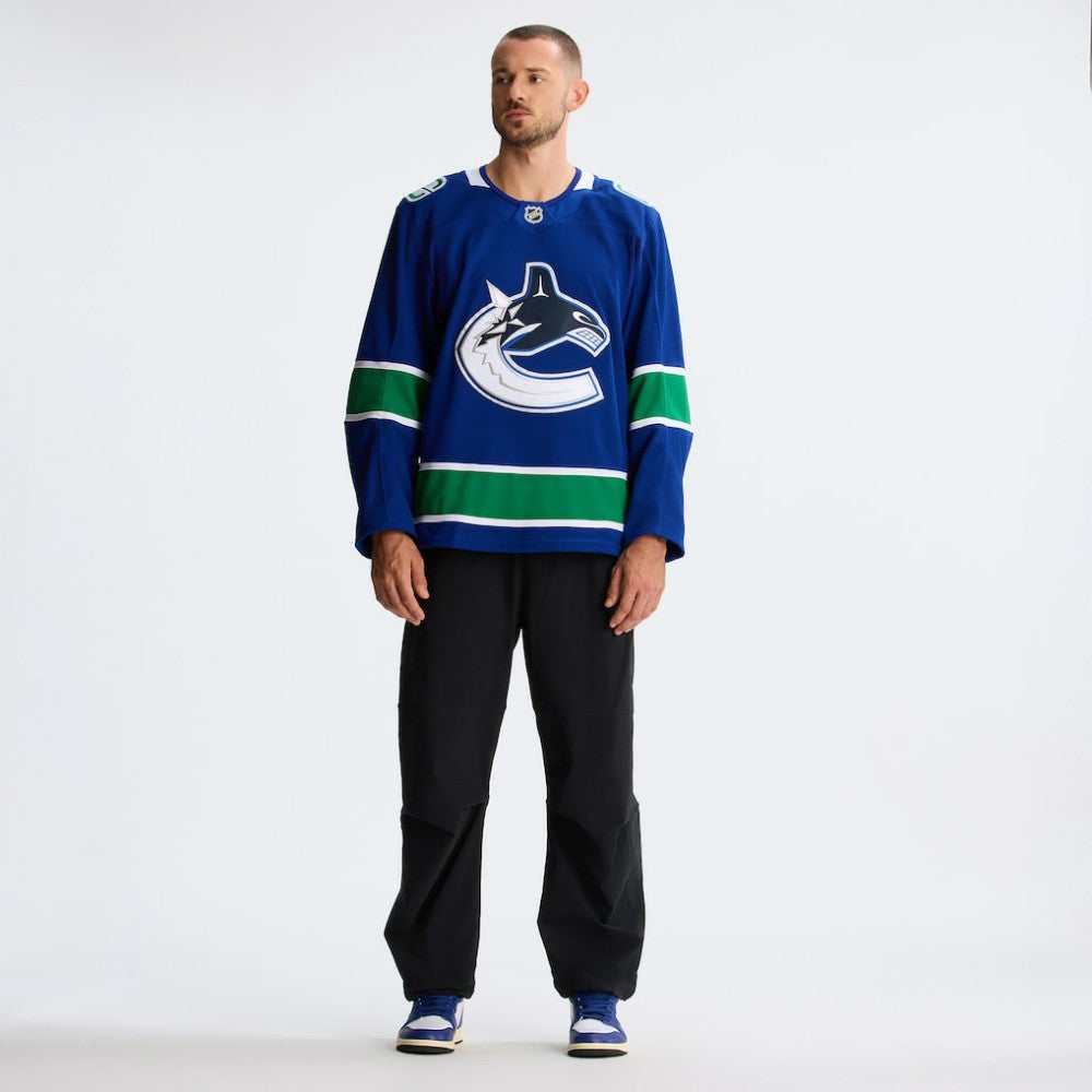 NHL Blue Vancouver Canucks Fanatics Home Authentic Pro Jersey