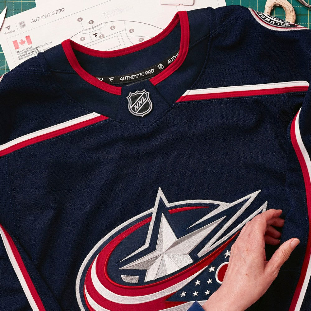 NHL Navy Columbus Blue Jackets Fanatics Home Authentic Pro Jersey