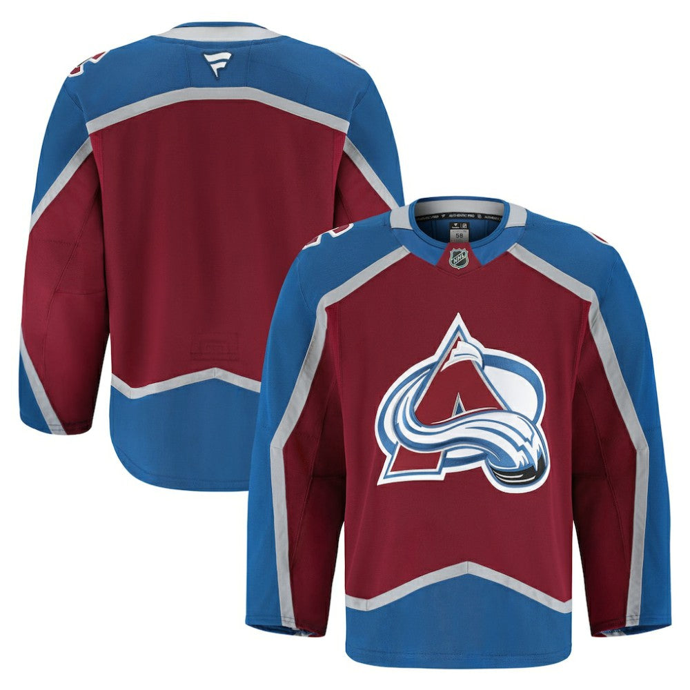 NHL Burgundy Colorado Avalanche Fanatics Home Authentic Pro Jersey