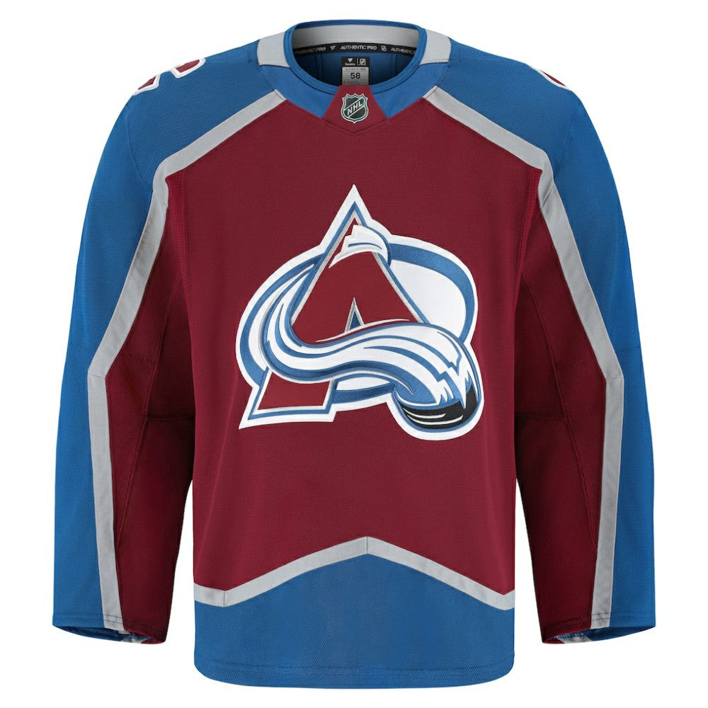NHL Burgundy Colorado Avalanche Fanatics Home Authentic Pro Jersey
