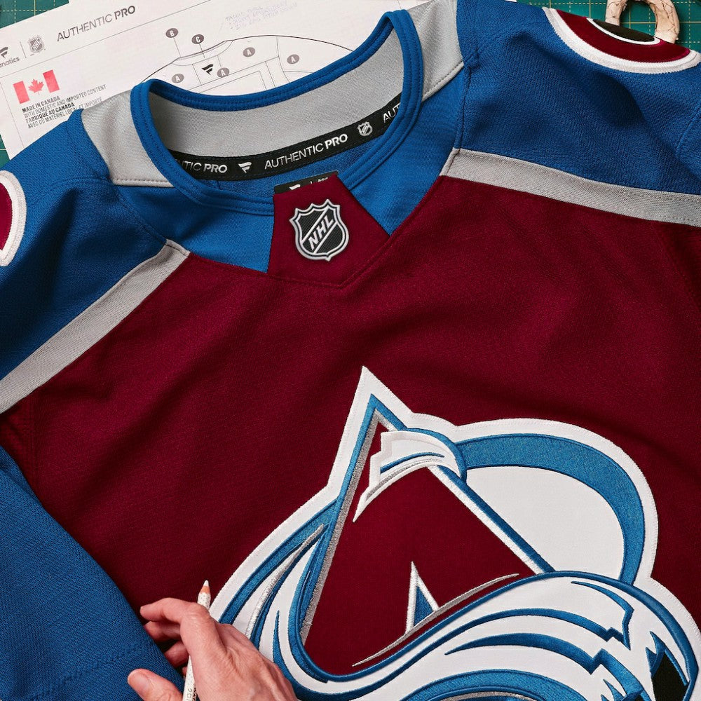 NHL Burgundy Colorado Avalanche Fanatics Home Authentic Pro Jersey