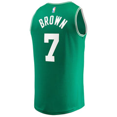 NBA Jaylen Brown Boston Celtics 2024 NBA Finals Champions Fast Break Replica Player Jersey