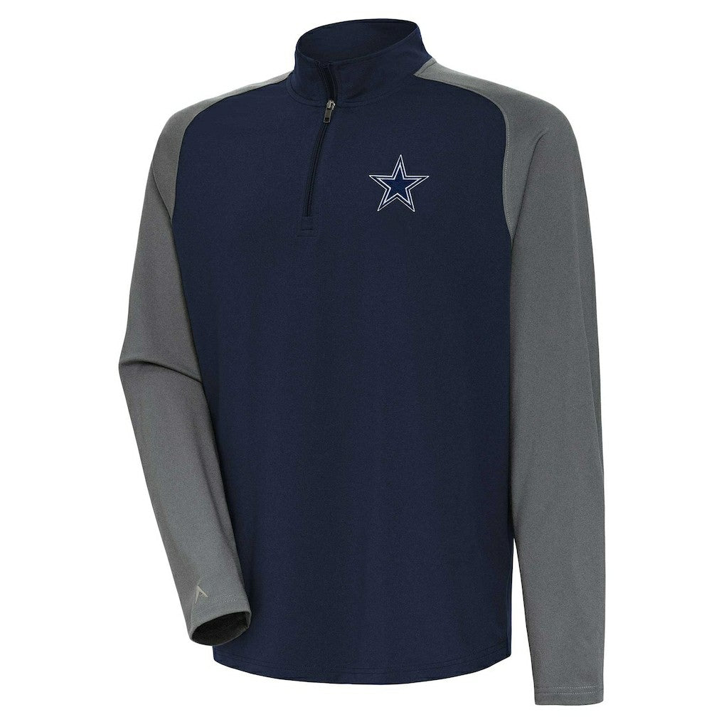 Antigua Dauntless Raglan Quarter-Zip Jacket - Dallas Cowboys