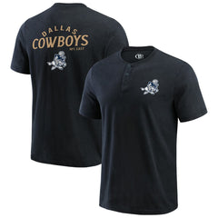 Darius Rucker Collection Washed Henley T-Shirt - Dallas Cowboys