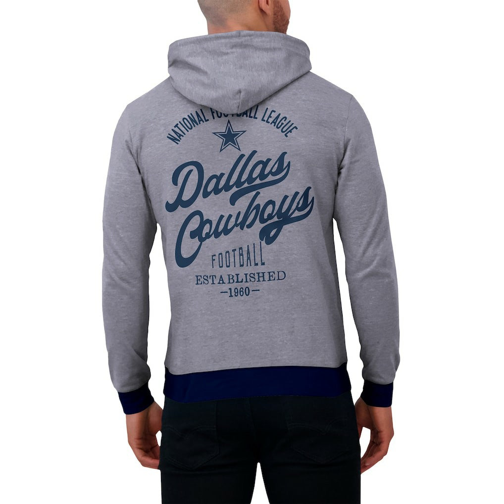 Darius Rucker Collection Tonal Knit Pullover Hoodie - Dallas Cowboys