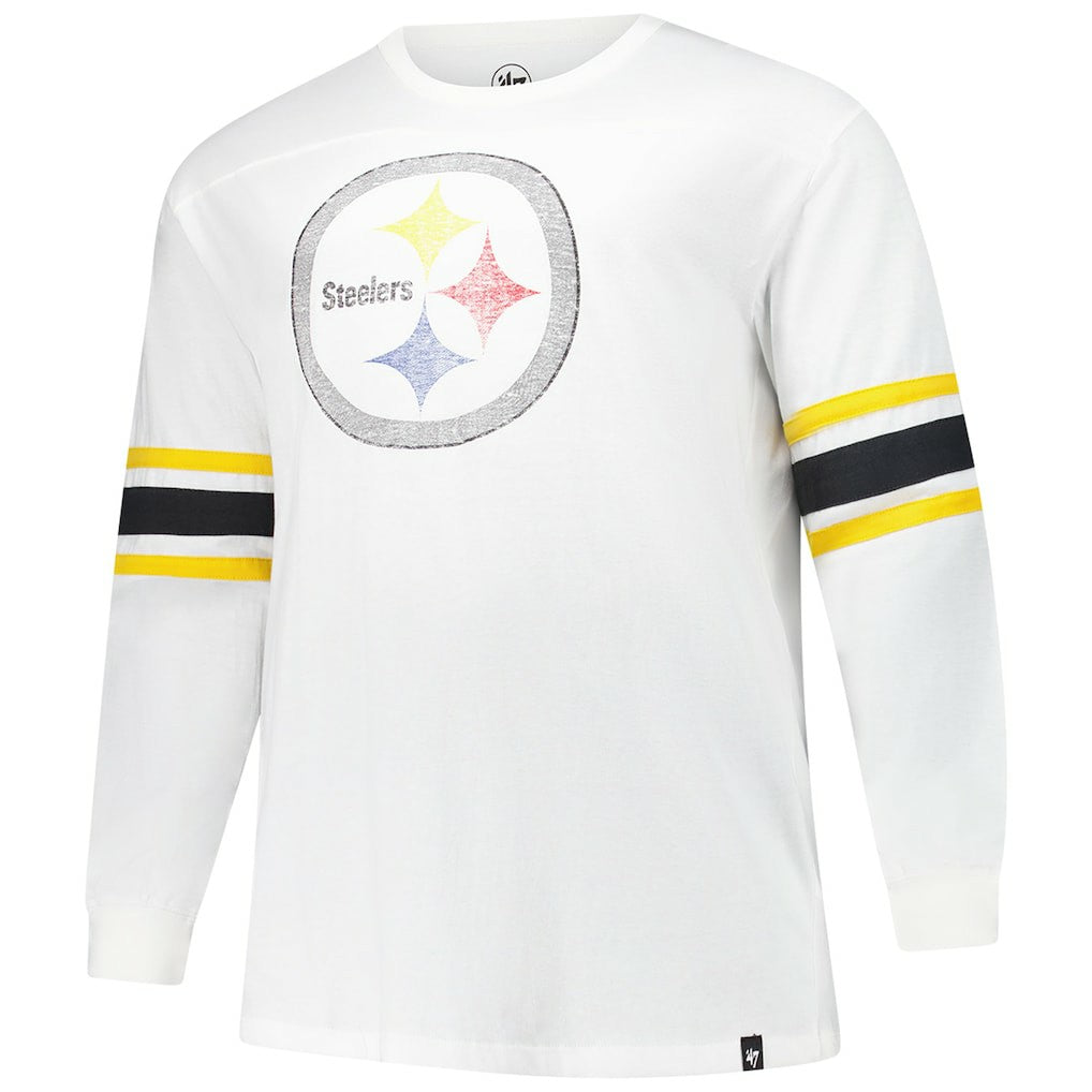 '47 Big & Tall Premier Brex Long Sleeve T-Shirt - Pittsburgh Steelers