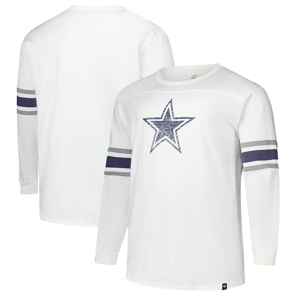 '47 Big & Tall Premier Brex Long Sleeve T-Shirt - Dallas Cowboys