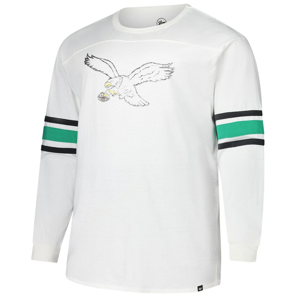 '47 Big & Tall Premier Brex Long Sleeve T-Shirt - Philadelphia Eagles