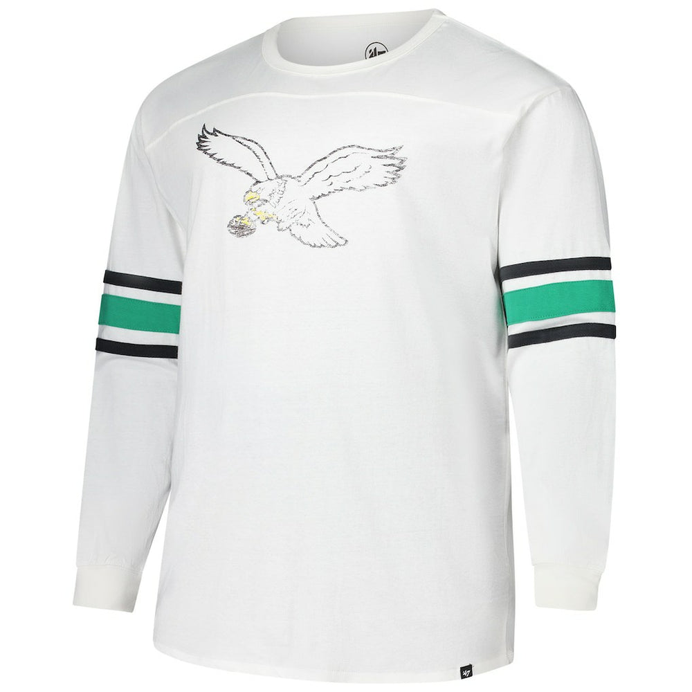 '47 Big & Tall Premier Brex Long Sleeve T-Shirt - Philadelphia Eagles