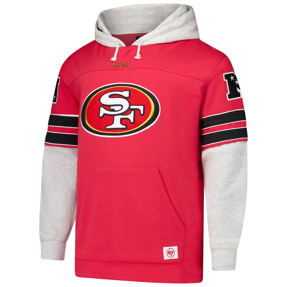 '47 Big & Tall Lacer Pullover Hoodie - San Francisco 49ers