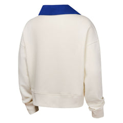 MLB Philadelphia Phillies Girls Youth Ballpark Hit Collared V-Neck Pullover Sweatshirt
