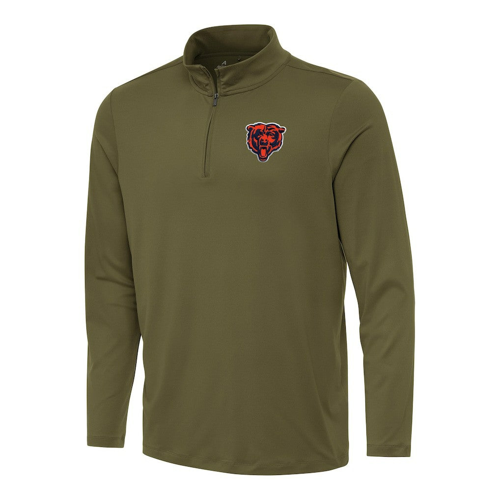 Antigua Reprocess Quarter-Zip Top - Chicago Bears