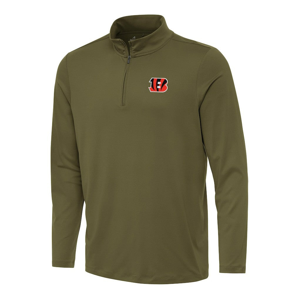 Antigua Reprocess Quarter-Zip Top - Cincinnati Bengals