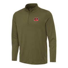 Antigua Reprocess Quarter-Zip Top - Cincinnati Bengals