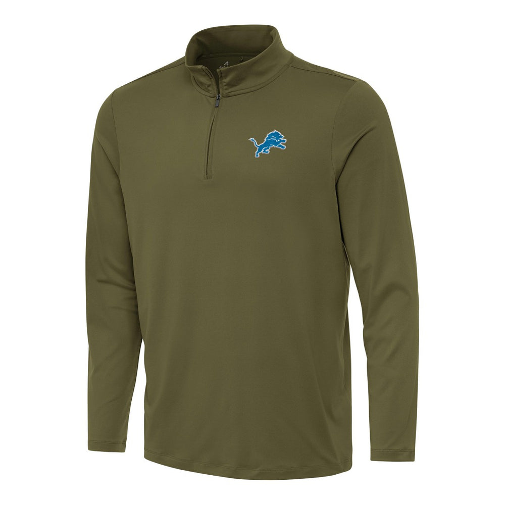 Antigua Reprocess Quarter-Zip Top - Detroit Lions