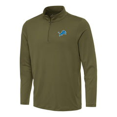 Antigua Reprocess Quarter-Zip Top - Detroit Lions