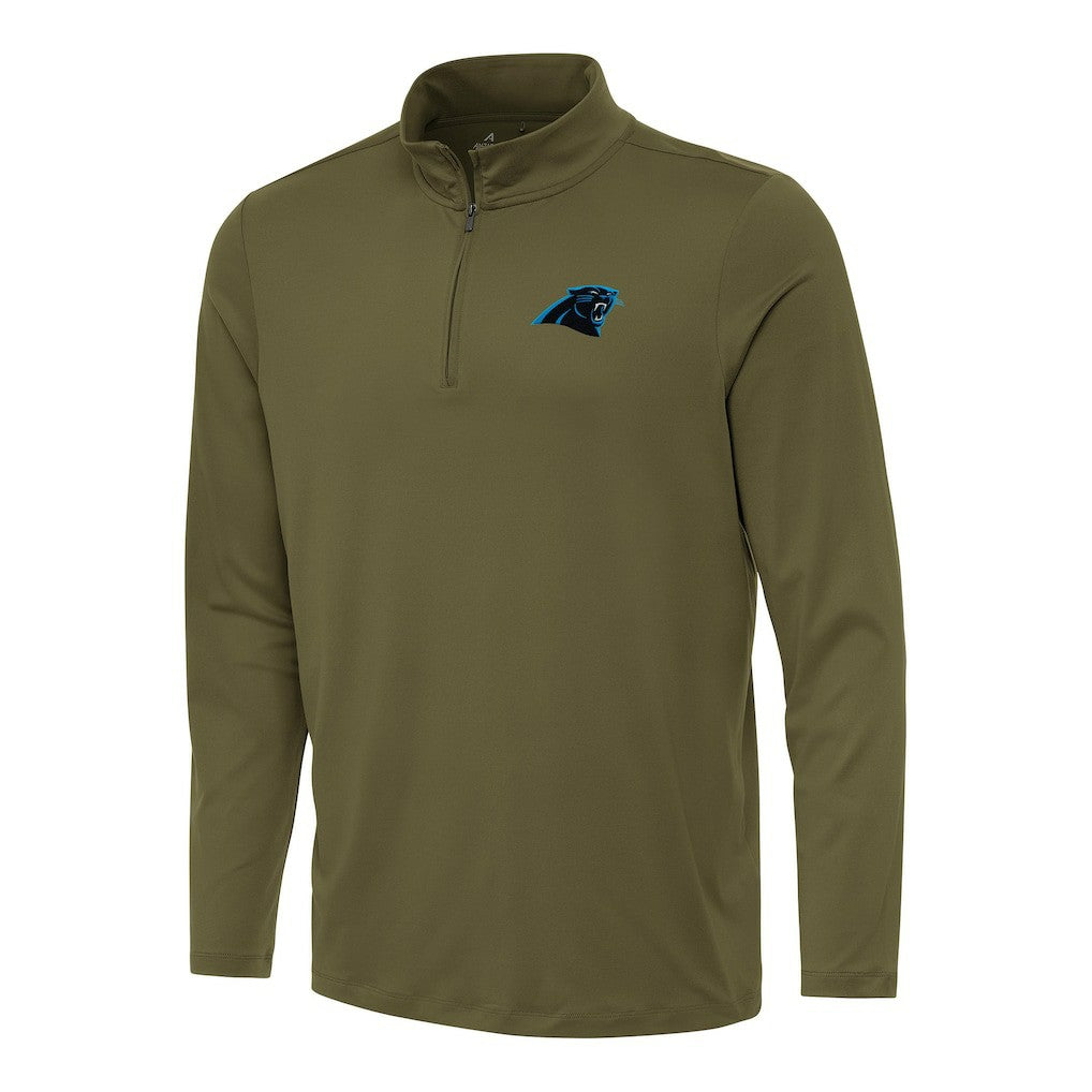 Antigua Reprocess Quarter-Zip Top - Carolina Panthers