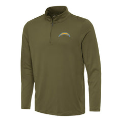 Antigua Reprocess Quarter-Zip Top - Los Angeles Chargers