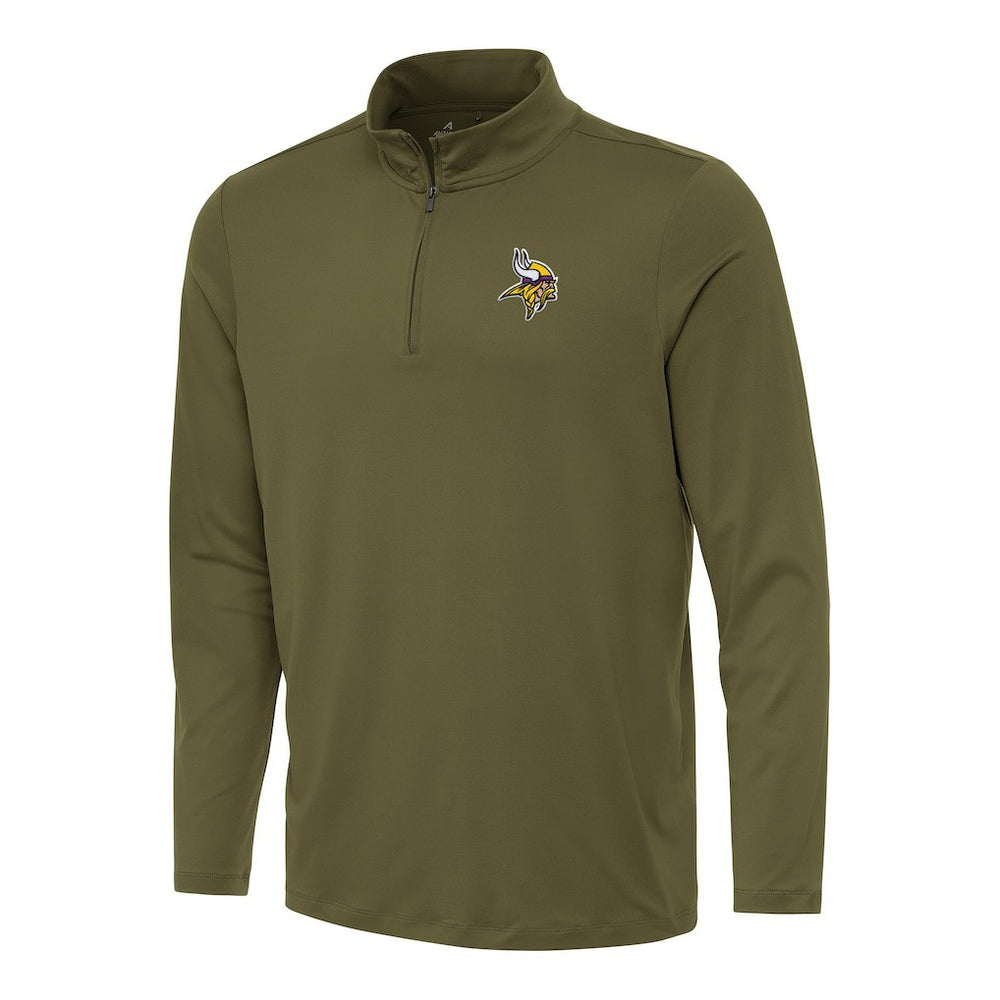 Antigua Reprocess Quarter-Zip Top - Minnesota Vikings