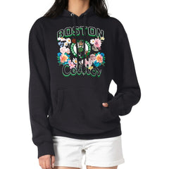 NBA Boston Celtics G-III 4Her by Carl Banks Women's Flowers Team Logo Graphic Fleece Pullover Hoodie