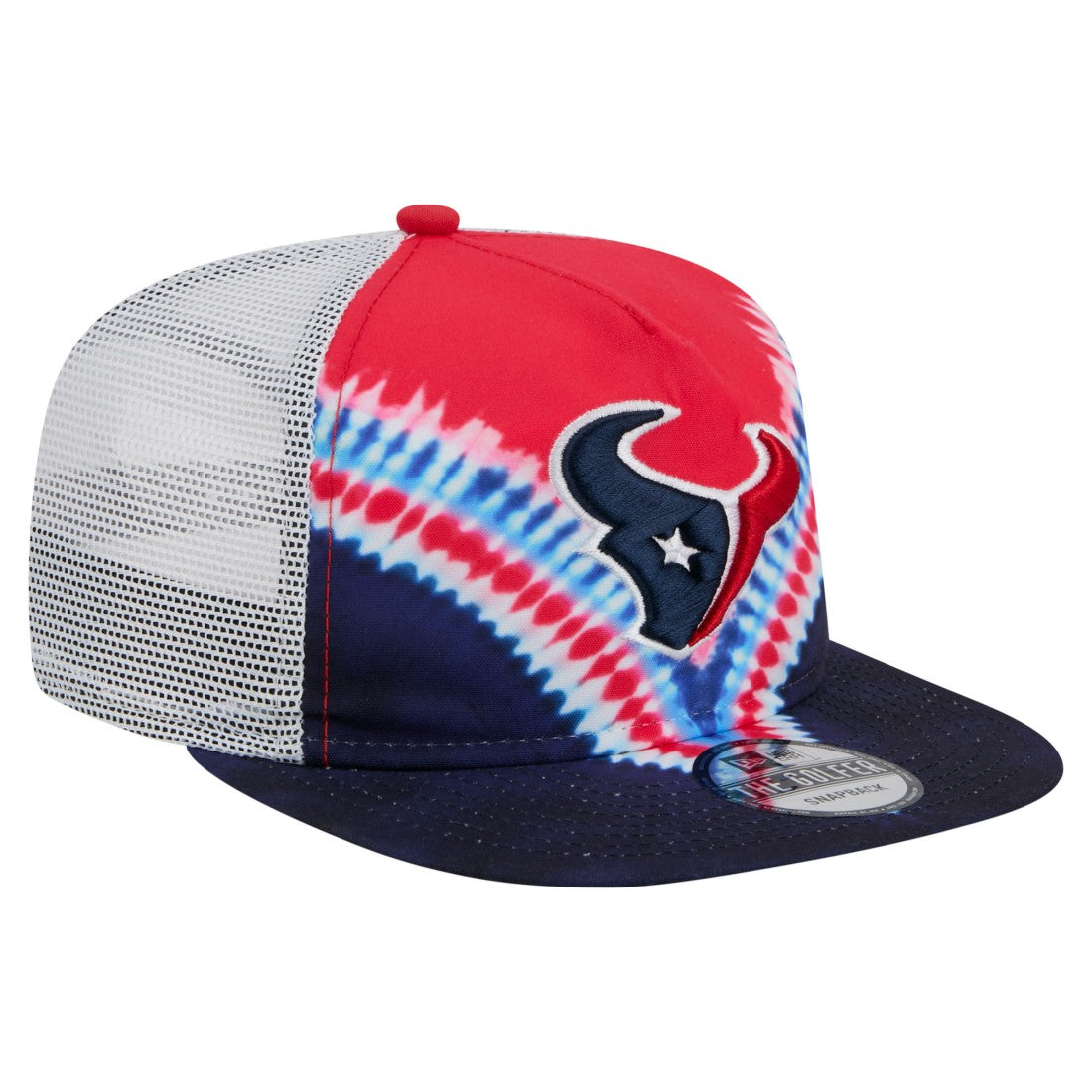 Throwback Dye Golfer Snapback Hat - Houston Texans