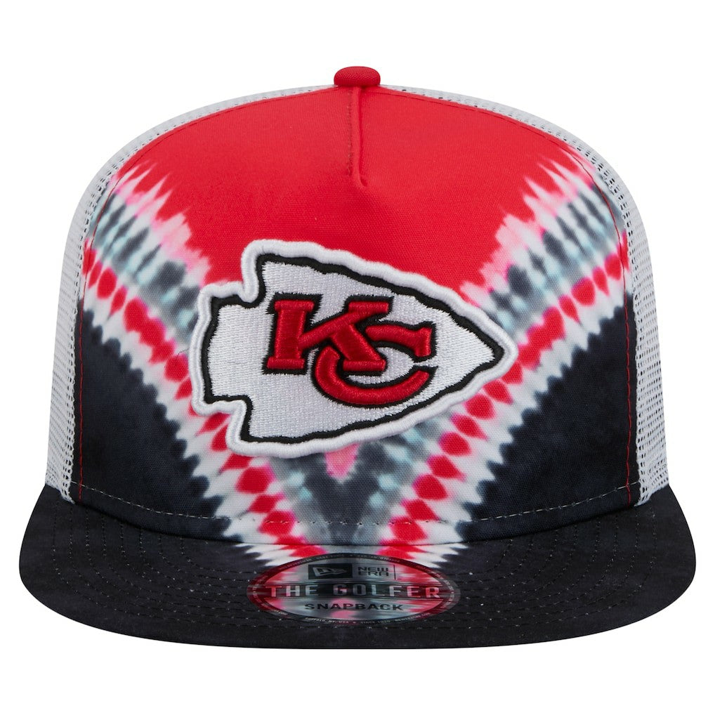 Throwback Dye Golfer Snapback Hat - Kansas City Chiefs