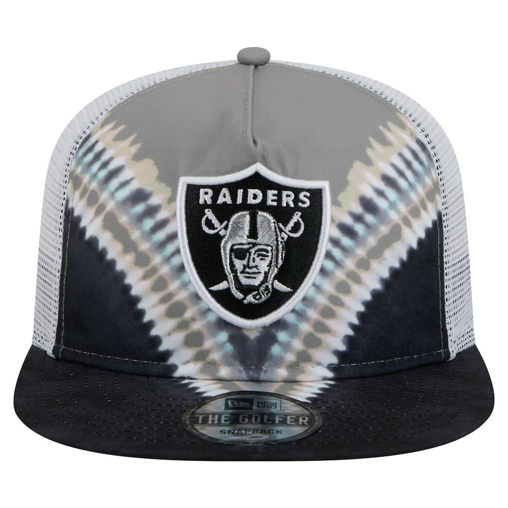 Throwback Dye Golfer Snapback Hat - Las Vegas Raiders