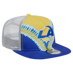 Throwback Dye Golfer Snapback Hat - Los Angeles Rams