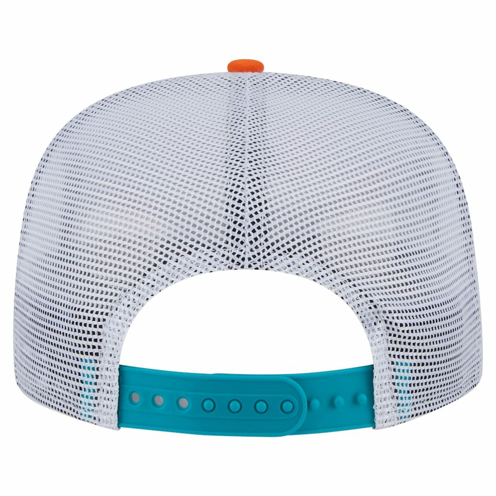 Throwback Dye Golfer Snapback Hat - Miami Dolphins