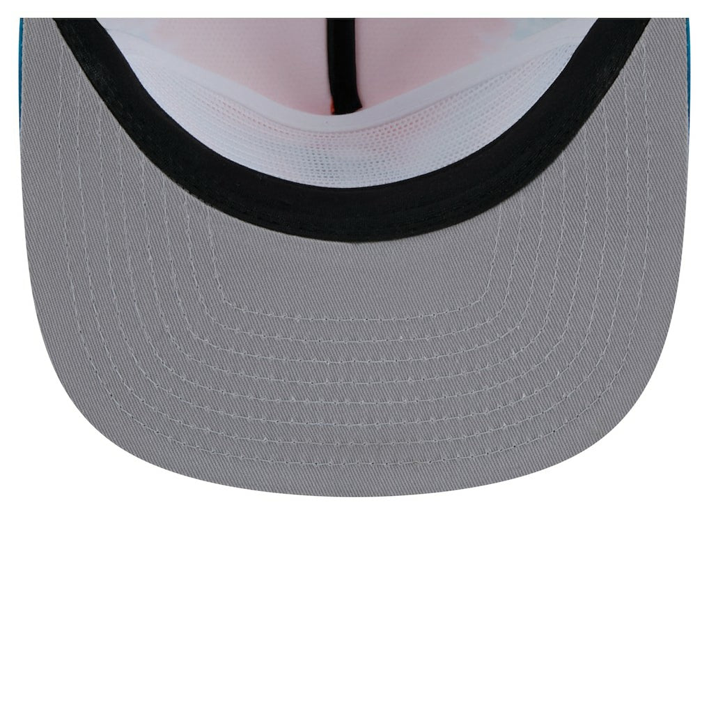Throwback Dye Golfer Snapback Hat - Miami Dolphins