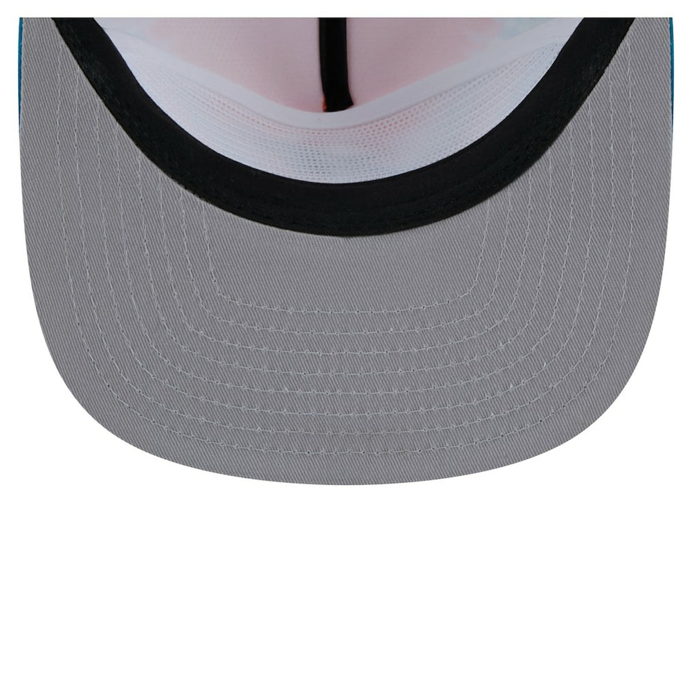 Throwback Dye Golfer Snapback Hat - Miami Dolphins