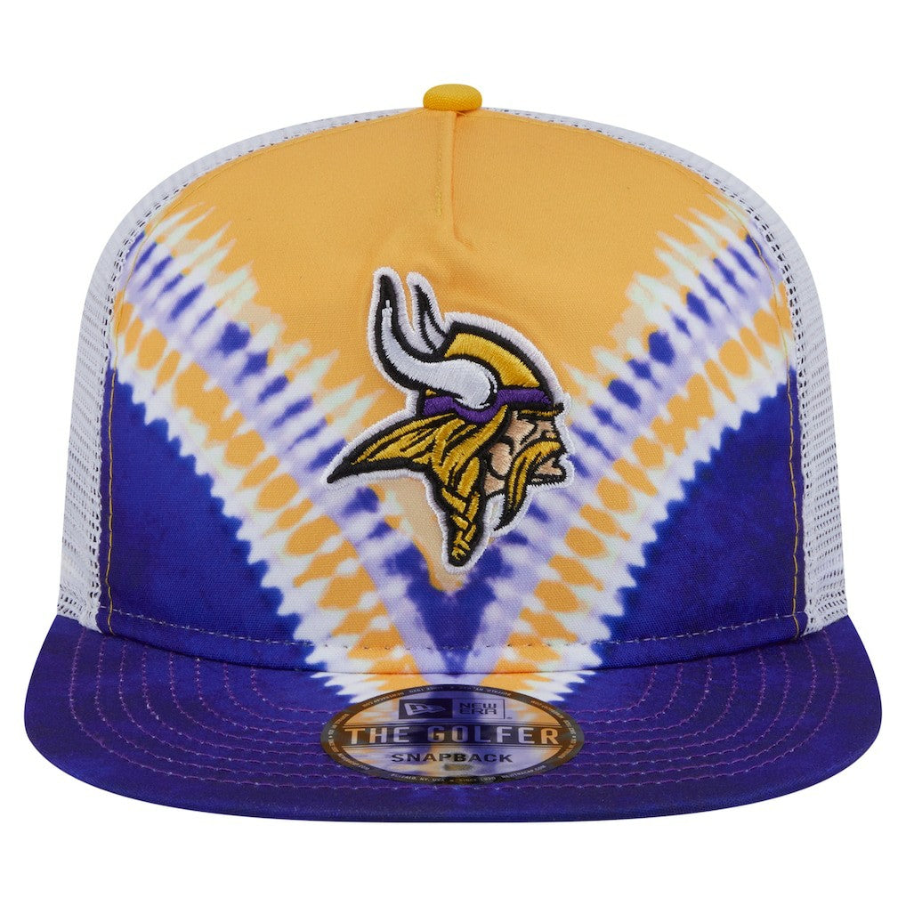 Throwback Dye Golfer Snapback Hat - Minnesota Vikings