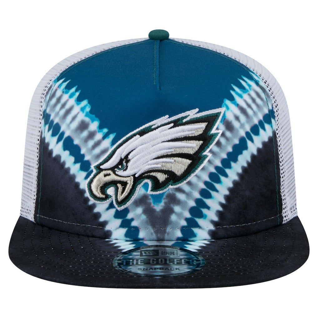 Throwback Dye Golfer Snapback Hat - Philadelphia Eagles