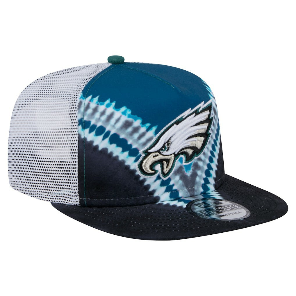 Throwback Dye Golfer Snapback Hat - Philadelphia Eagles