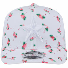 Adventure Flamingo Pattern 9SEVENTY Stretch-Snap Hat - Dallas Cowboys
