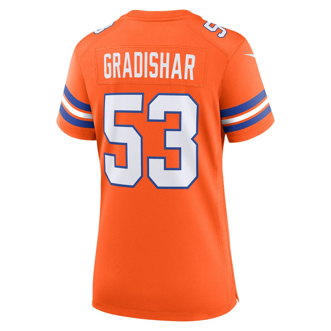 Randy Gradishar  Women's Mile High Collection 1977 Throwback Retired Player Game Jersey - Denver Broncos