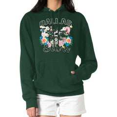 NHL Green Dallas Stars G-III 4Her by Carl Banks Women's Flower Logo Pullover Hoodie
