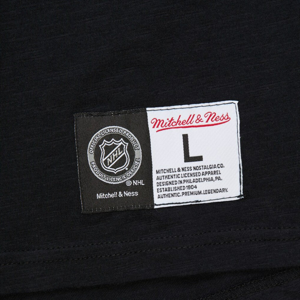 NHL Black/Light Blue Utah Hockey Club Mitchell & Ness Legendary Slub Long Sleeve Raglan T-Shirt