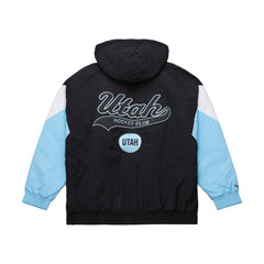NHL Black Utah Hockey Club Mitchell & Ness Retro Anorak Half-Zip Jacket