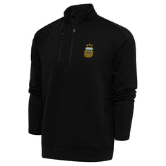 Argentina National Team Antigua Generation Quarter-Zip Pullover Top -  Black