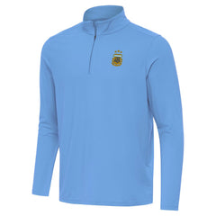 Argentina National Team Antigua Intent Quarter-Zip Pullover Top -  Powder Blue