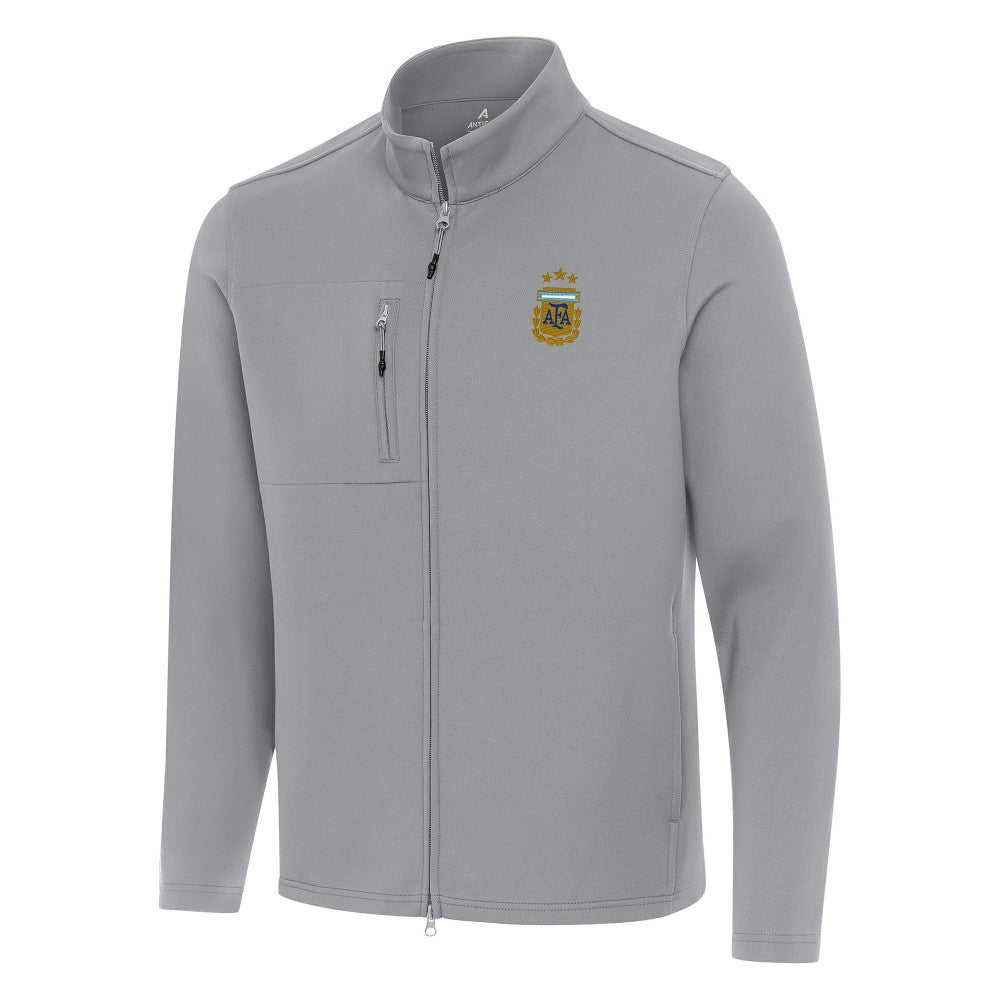 Argentina National Team Antigua Objection Full-Zip Jacket -  Gray
