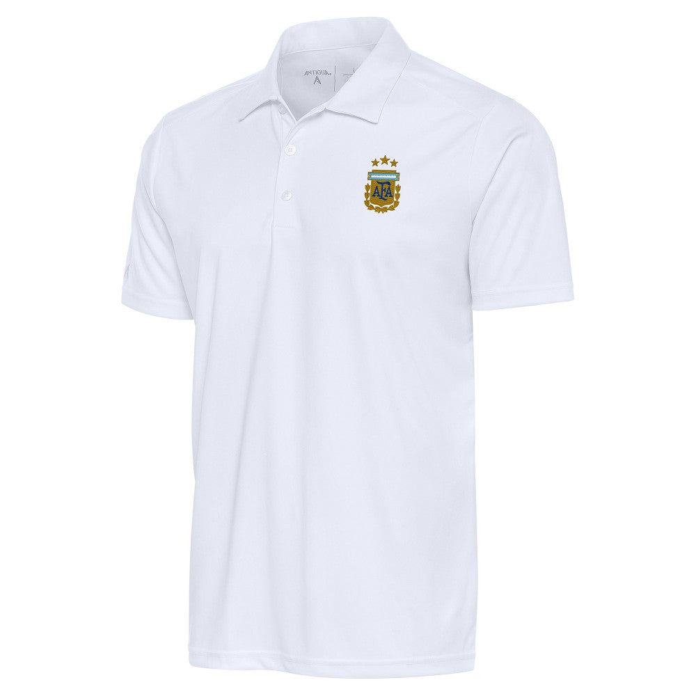 Argentina National Team Antigua Tribute Polo -  White