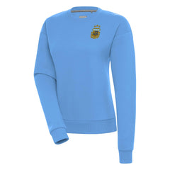 Argentina National Team Antigua Women's Victory Pullover Sweatshirt -  Powder Blue